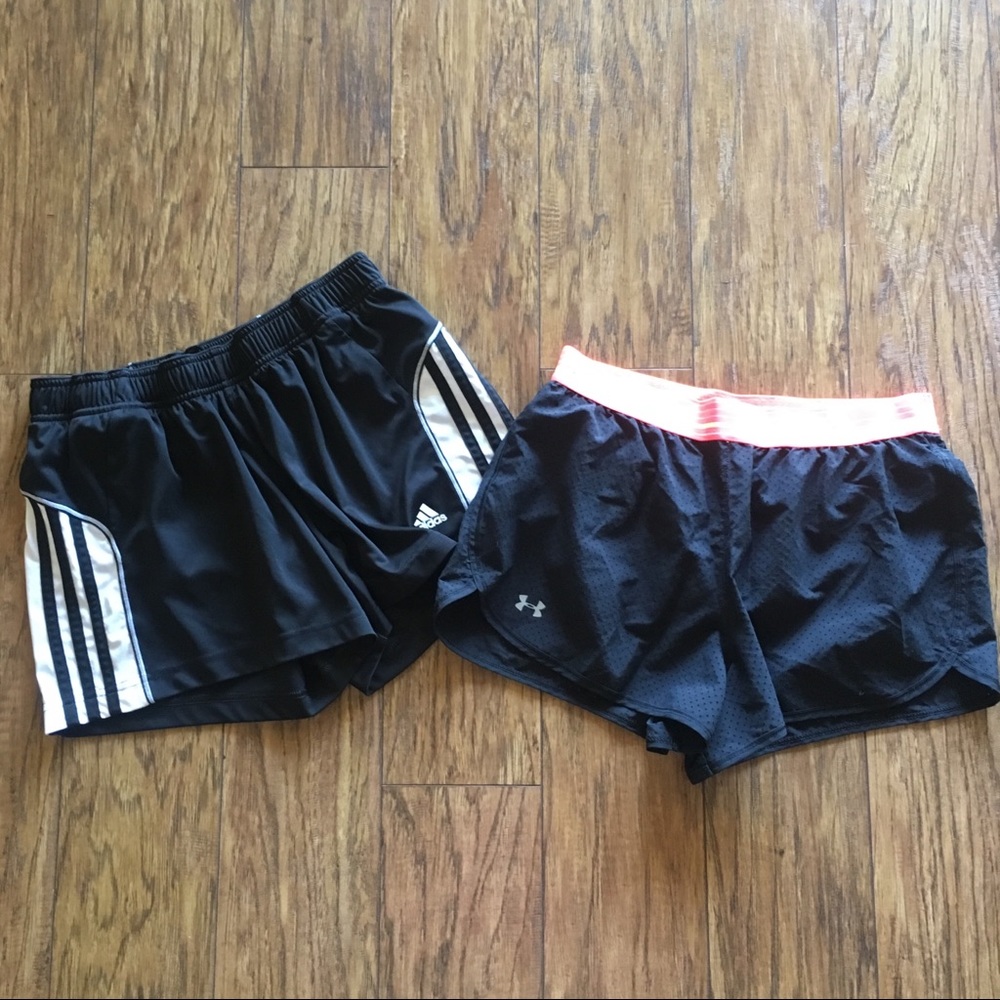 Under Armour/Adidas Athletic Shorts Bundle